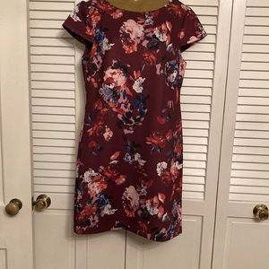 Floral sheath dress size 10